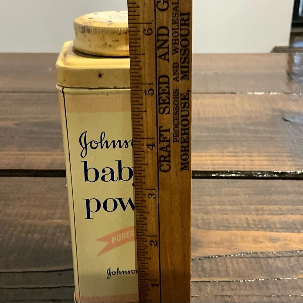 Vintage Johnson & Johnson’s Powder Tin Only Collectible USA